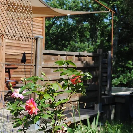 Insolite Bois Cailloux Avec Spa Saint-Remeze Exterior photo